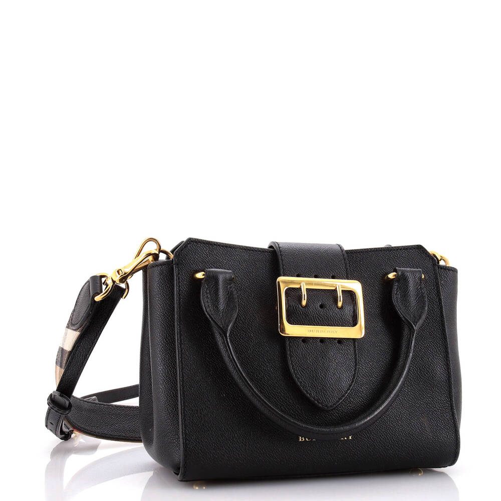 Burberry Buckle Tote Leather Small #158177B65B - Picture 3 of 10